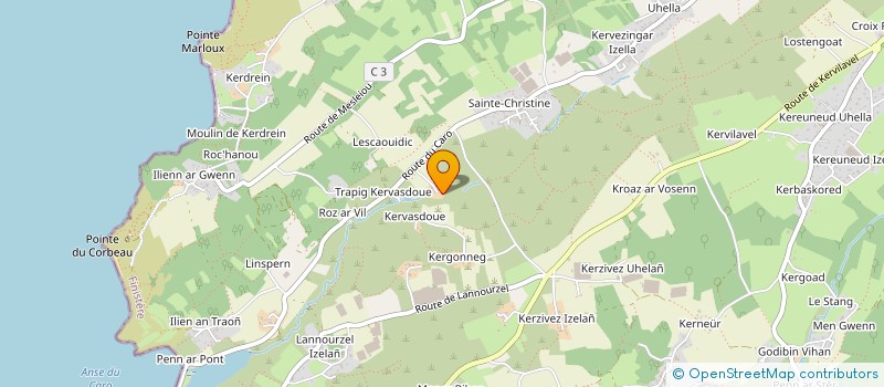 localisation de l'entreprise SCI PELICAN  PLOUGASTEL-DAOULAS