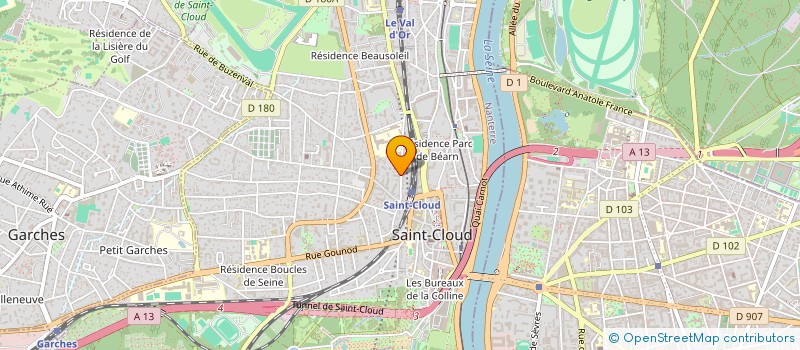localisation de l'entreprise SCI PELICAN à SAINT CLOUD