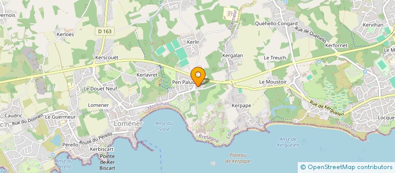 localisation de l'entreprise SCI PELICAN à PLOEMEUR