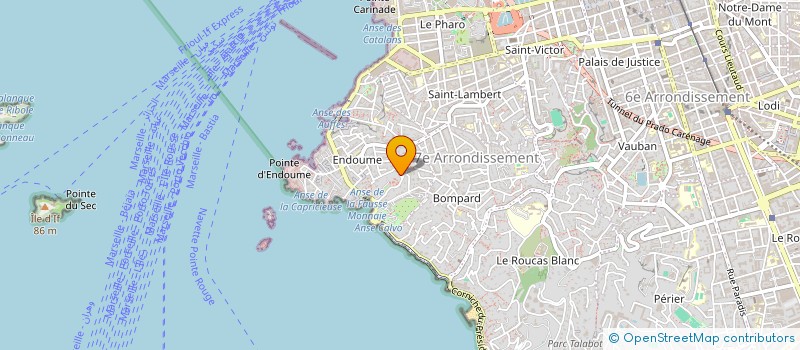 localisation de l'entreprise SCI PELICAN à MARSEILLE
