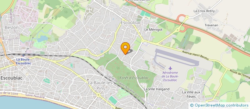 localisation de l'entreprise SCI PELICAN  LA BAULE-ESCOUBLAC