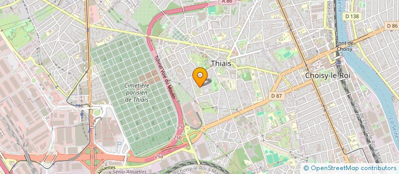 localisation de l'entreprise SCI PELICAN  THIAIS