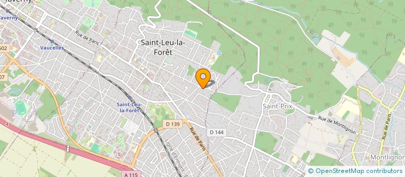 localisation de l'entreprise SCI PELICAN ROUGE  SAINT-LEU-LA-FORET