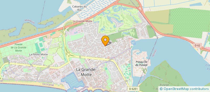 localisation de l'entreprise SCI PELIGRI  LA GRANDE-MOTTE