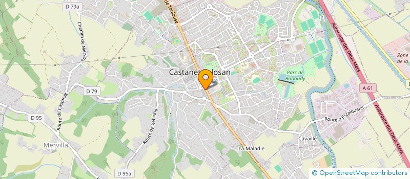 localisation de l'entreprise SCI PELIKAN  CASTANET-TOLOSAN