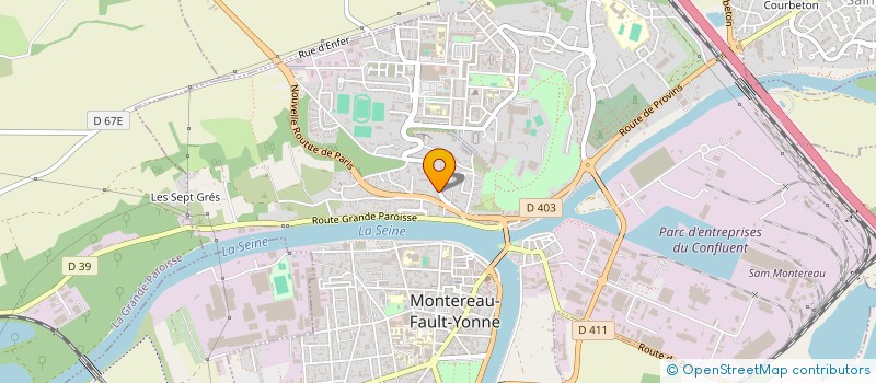 localisation de l'entreprise SCI PELIN à MONTEREAU-FAULT-YONNE