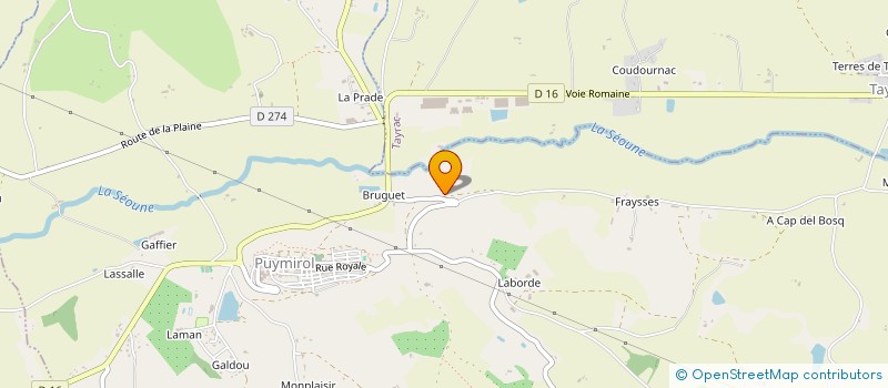 localisation de l'entreprise SCI PELION  PUYMIROL