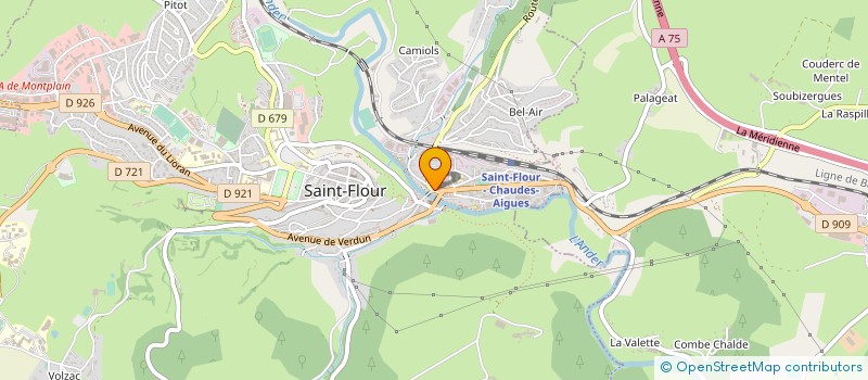 localisation de l'entreprise SCI PELISSIER à SAINT-FLOUR