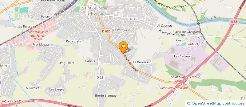 localisation de l'entreprise SCI PELISSIER PELISSIER  SAINT-SULPICE-LA-POINTE