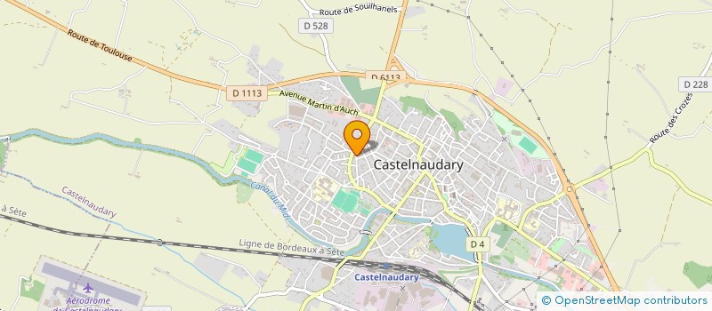 localisation de l'entreprise SCI PELISSIER REYNES à CASTELNAUDARY