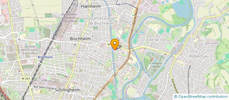 localisation de l'entreprise SCI PELIT  BISCHHEIM