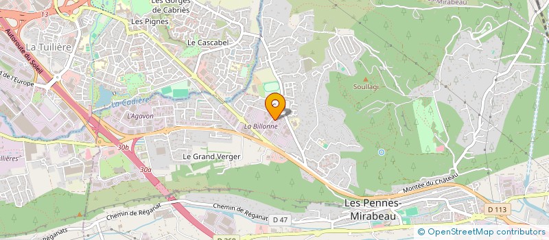 localisation de l'entreprise SCI PELKO à LES PENNES-MIRABEAU