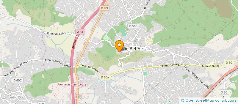 localisation de l'entreprise SCI PELLAT à BOUC-BEL-AIR