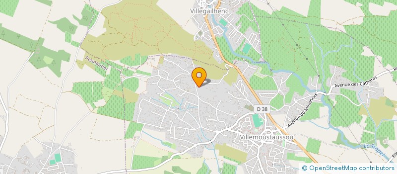 localisation de l'entreprise SCI PELLAT VEYRET à VILLEMOUSTAUSSOU