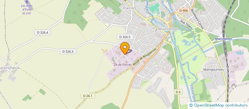 localisation de l'entreprise SCI PELLE à PIERRES