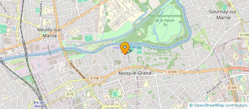 localisation de l'entreprise SCI PELLE - LES JARDINS DE ST SULPICE à NOISY-LE-GRAND