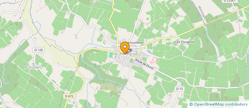 localisation de l'entreprise SCI PELLEGRUE  PELLEGRUE