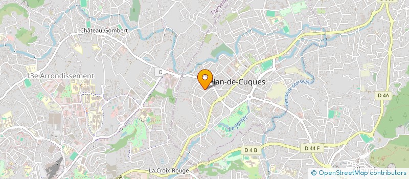 localisation de l'entreprise SCI PELLERIN  PLAN DE CUQUES