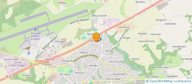 localisation de l'entreprise SCI PELLERIN FAMILLE  GUIPAVAS