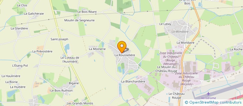 localisation de l'entreprise SCI PELLERIN SAINTE ANNE  POUILLE-LES-COTEAUX