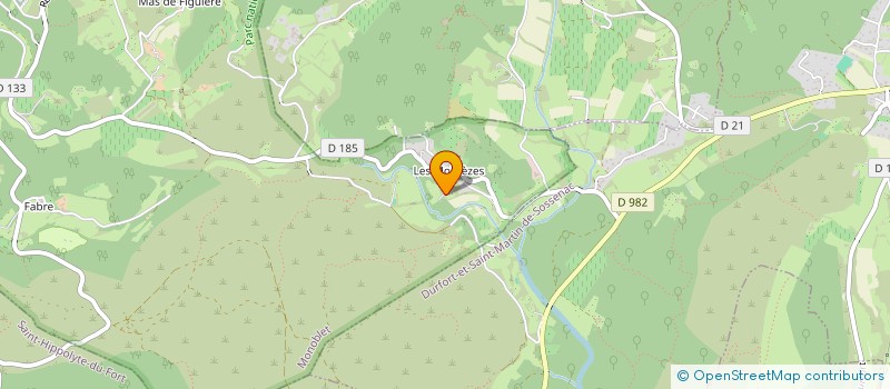 localisation de l'entreprise SCI PELLET SPV  DURFORT-ET-SAINT-MARTIN-DE-