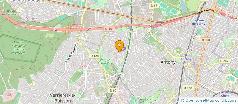 localisation de l'entreprise SCI PELLETAN à ANTONY