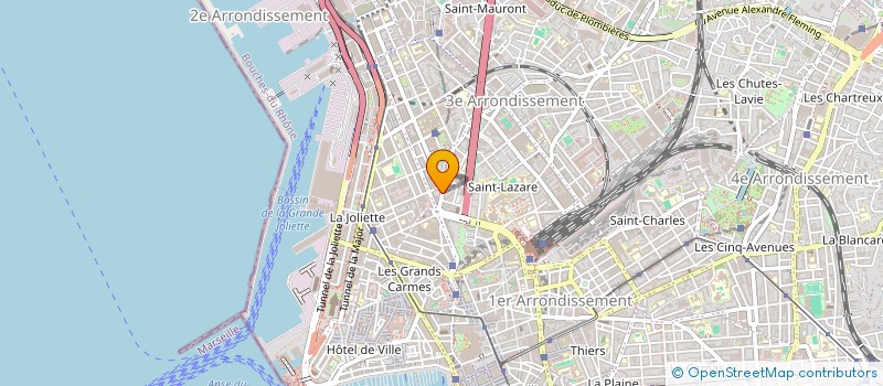 localisation de l'entreprise SCI PELLETAN S F à MARSEILLE