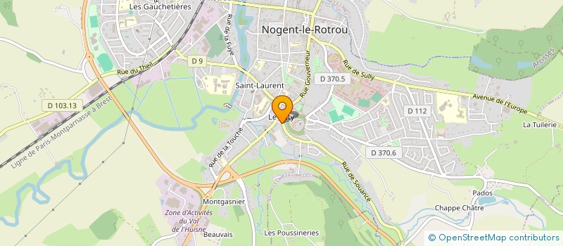 localisation de l'entreprise SCI PELLETIER HT à NOGENT-LE-ROTROU