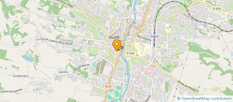 localisation de l'entreprise SCI PELLIER à AUCH
