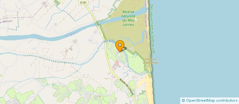 localisation de l'entreprise SCI PELLISSIER EQUINOXE à ARGELES-SUR-MER