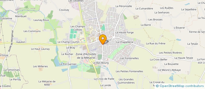 localisation de l'entreprise SCI PELLOIS  LA MEZIERE
