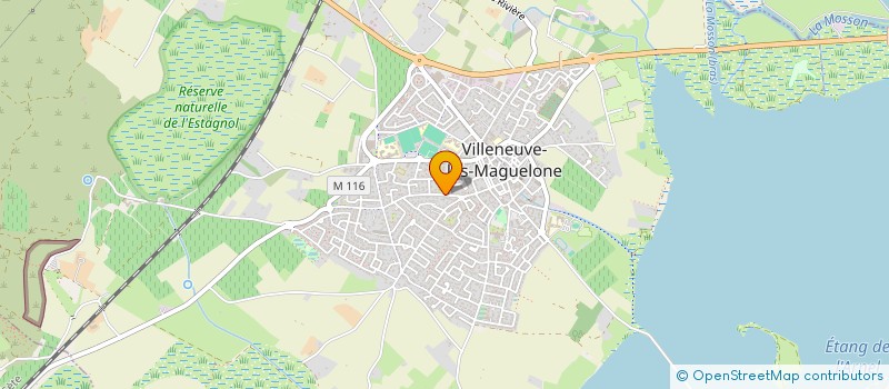 localisation de l'entreprise SCI PELLOUS  VILLENEUVE-LES-MAGUELONE