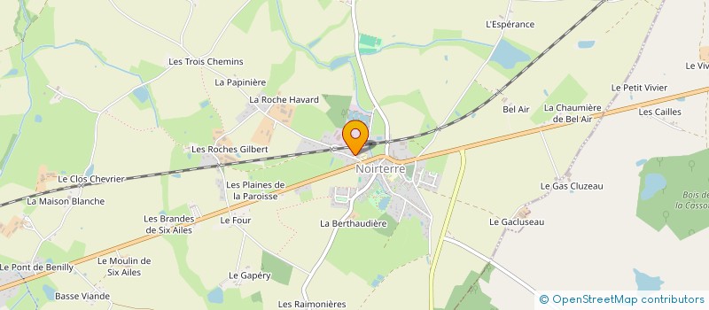 localisation de l'entreprise SCI PELMUS  BRESSUIRE