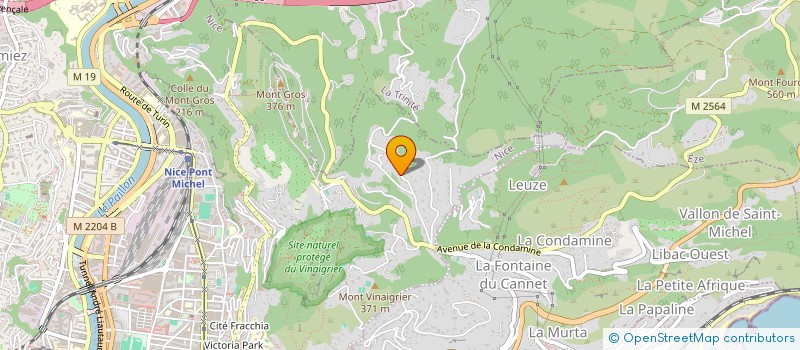 localisation de l'entreprise SCI PELOS à NICE