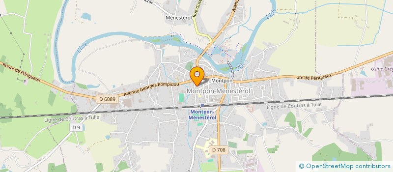 localisation de l'entreprise SCI PELOSA  MONTPON-MENESTEROL