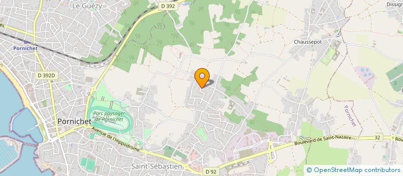 localisation de l'entreprise SCI PELOUX à PORNICHET