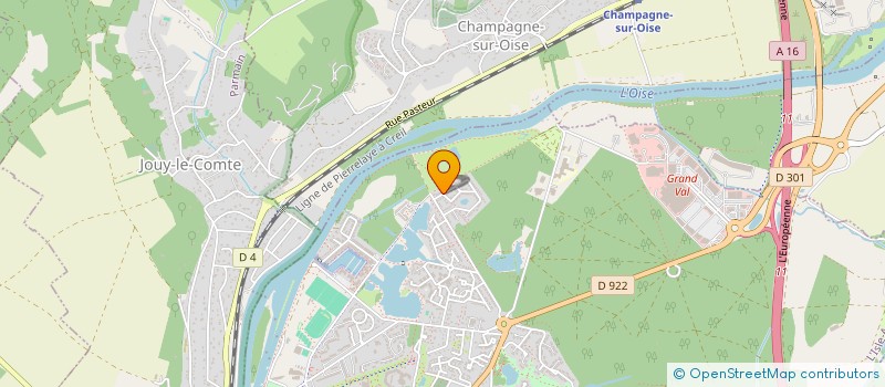 localisation de l'entreprise SCI PELTIER 3  L'ISLE-ADAM