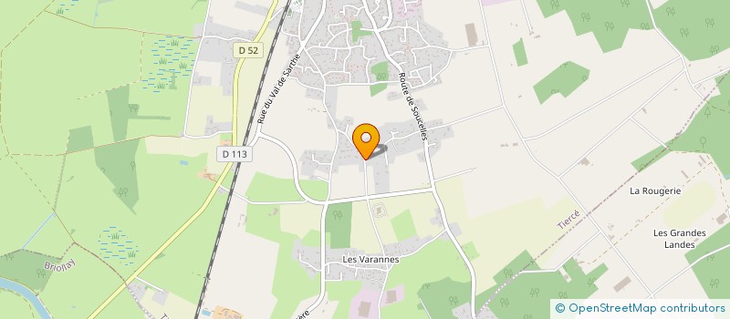 localisation de l'entreprise SCI PELTIER à TIERCE