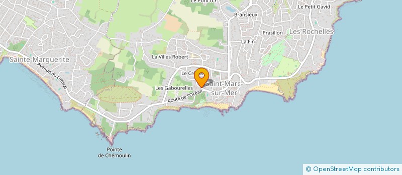 localisation de l'entreprise SCI PELTIER MELIMAT  SAINT-NAZAIRE