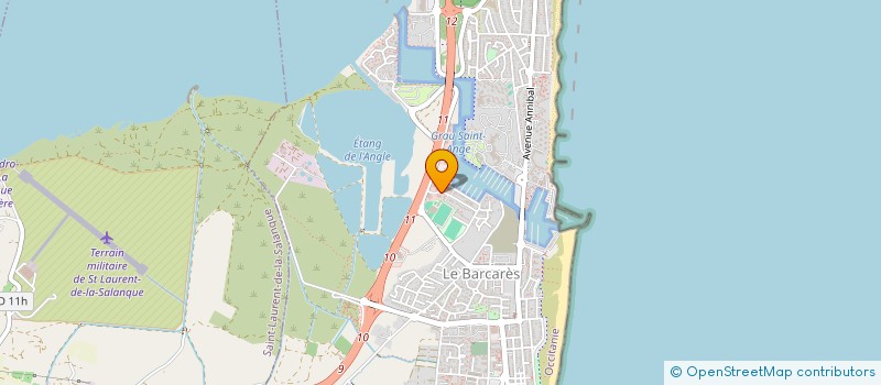 localisation de l'entreprise SCI PELTIN SERRA  LE BARCARES