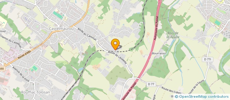 localisation de l'entreprise SCI PELUHET  CASTELMAUROU