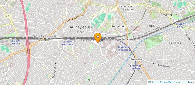 localisation de l'entreprise SCI PELUSO FAMILY à AULNAY-SOUS-BOIS