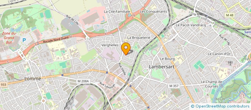 localisation de l'entreprise SCI PELVIE à LAMBERSART