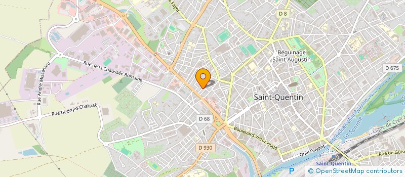localisation de l'entreprise SCI PEM à SAINT-QUENTIN