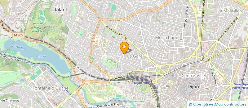localisation de l'entreprise SCI PEM à DIJON