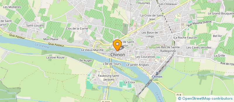 localisation de l'entreprise SCI PEM  CHINON