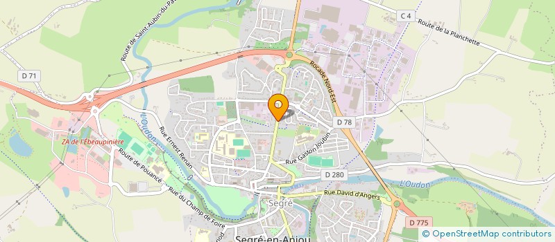 localisation de l'entreprise SCI PEMAM à SEGRE-EN-ANJOU BLEU