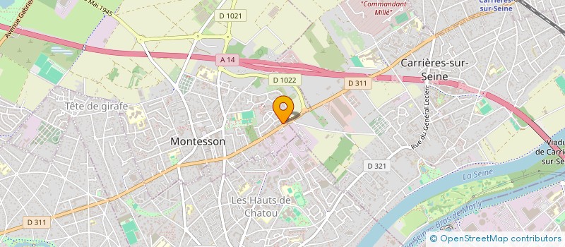 localisation de l'entreprise SCI PEMATAN  MONTESSON