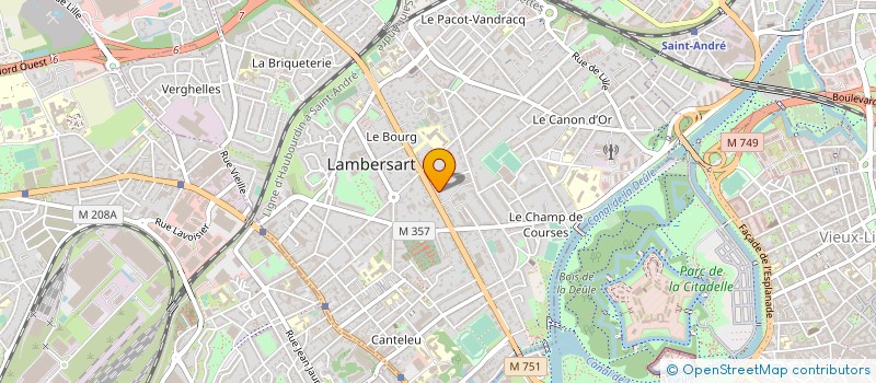 localisation de l'entreprise SCI PEMC à LAMBERSART