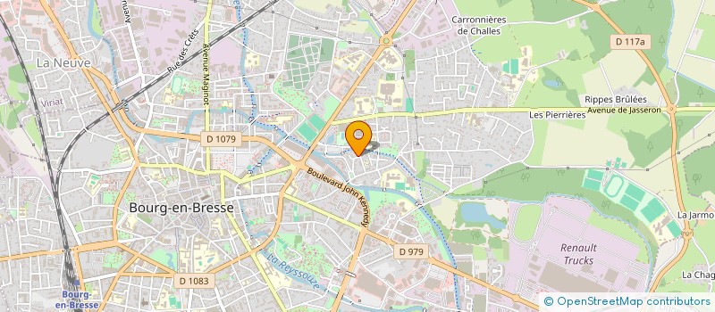 localisation de l'entreprise SCI PEMESA à BOURG-EN-BRESSE